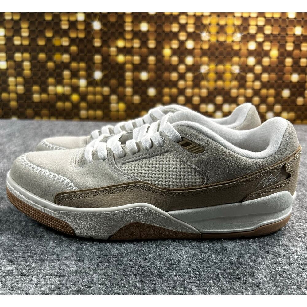 Jordan Flight Court SE Light Orewood Brown Hemp Sail Women's 9.5 - Picture 6 of 12